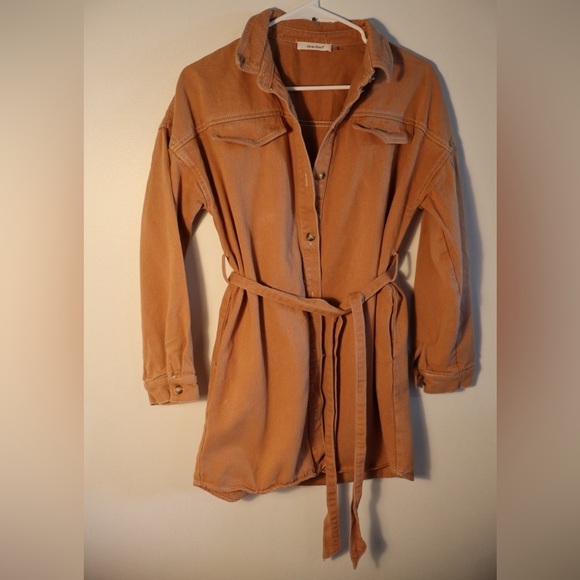 idem ditto Jackets & Blazers - Idem Ditto Belted Utility Shirt Jacket